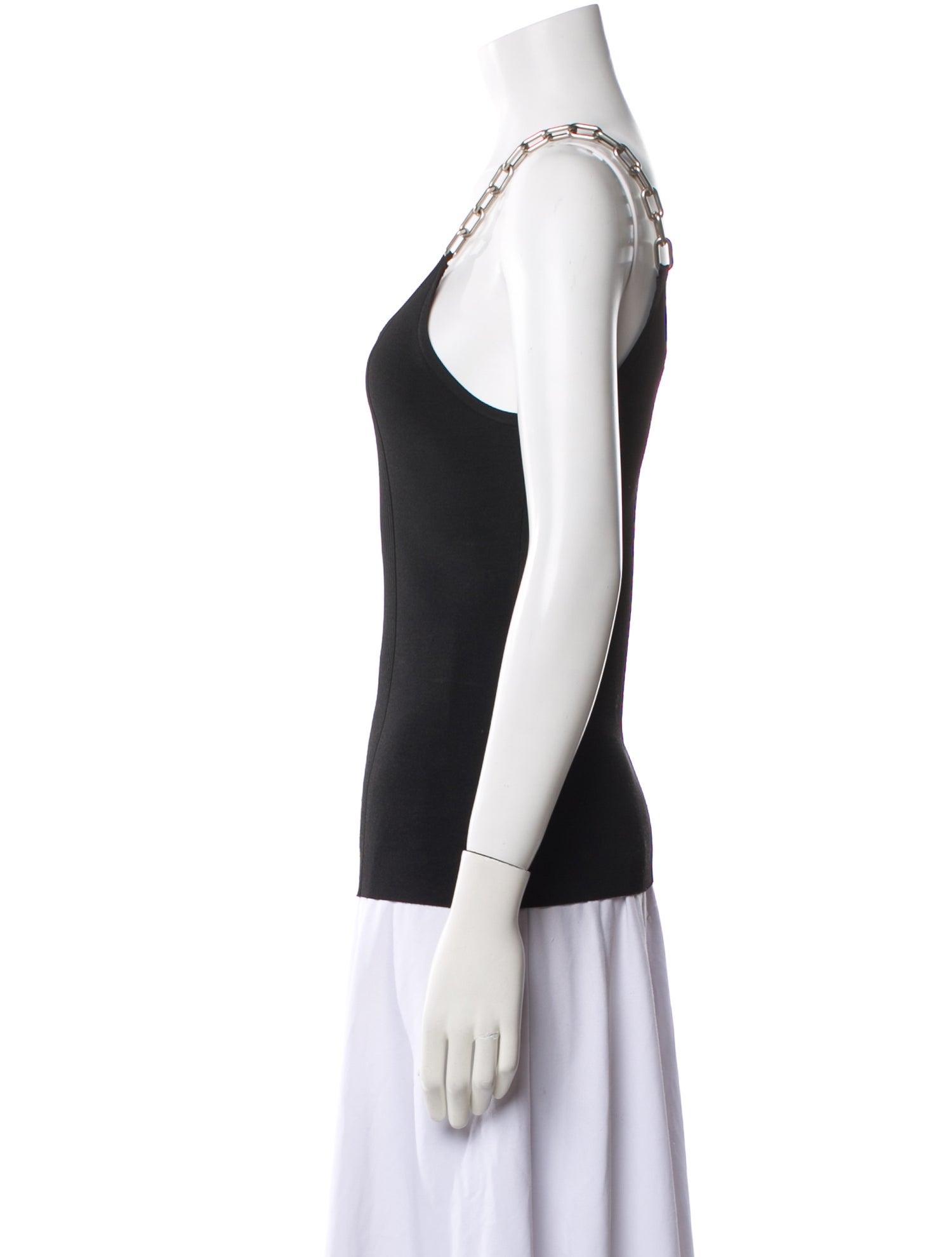 Alexander Wang Scoop Neck Sleeveless Top