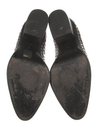 Alexander Wang Leather Polka Dot Print Boots