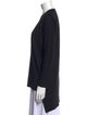 Alexander Wang Merino Wool V-Neck Blouse