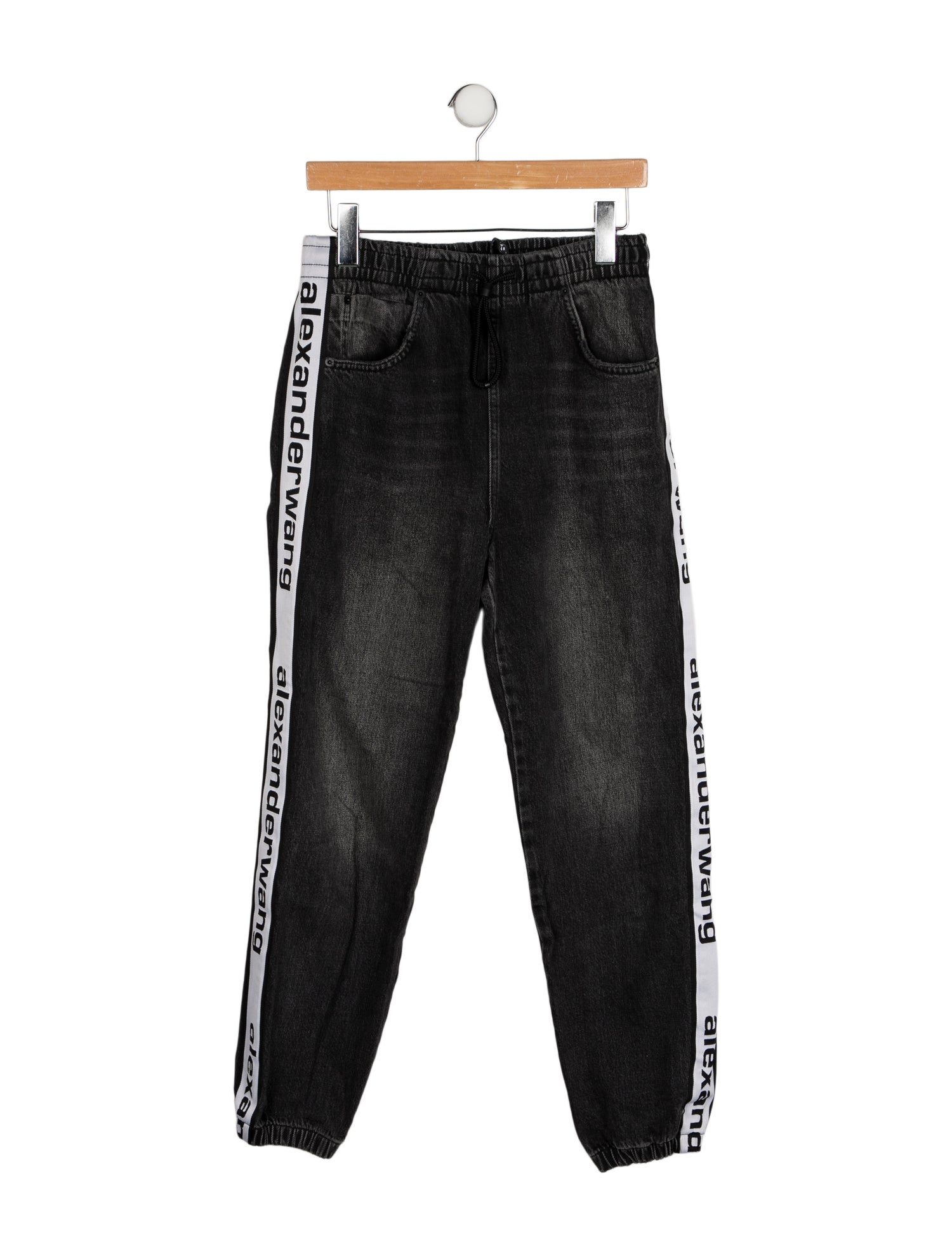 Alexander Wang High-Rise Straight Leg Jeans