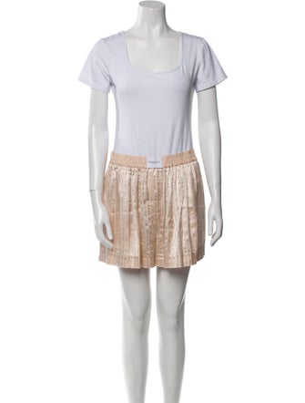 Alexander Wang Silk Striped Short Set