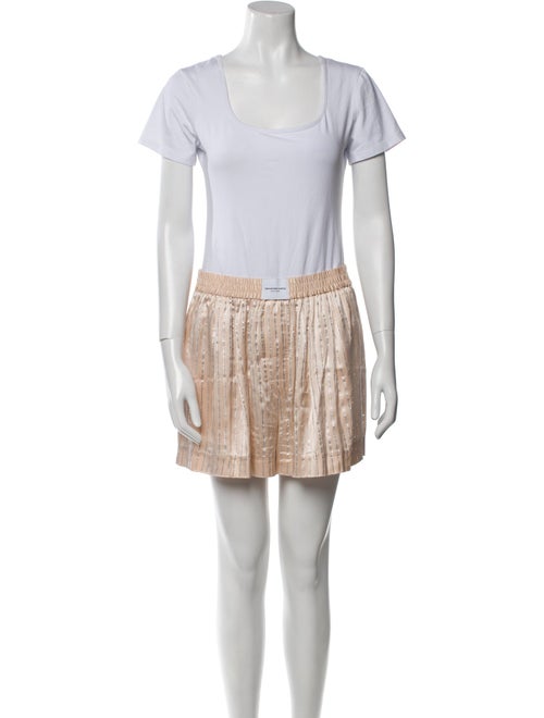 Alexander Wang Silk Striped Short Set