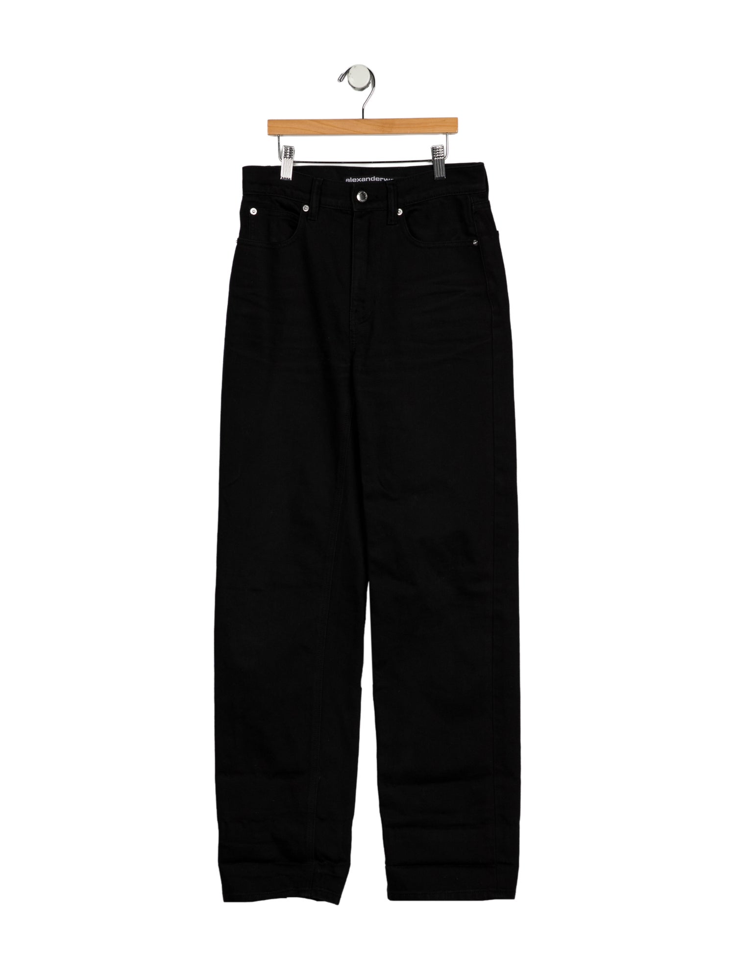 Alexander Wang High-Rise Straight Leg Jeans