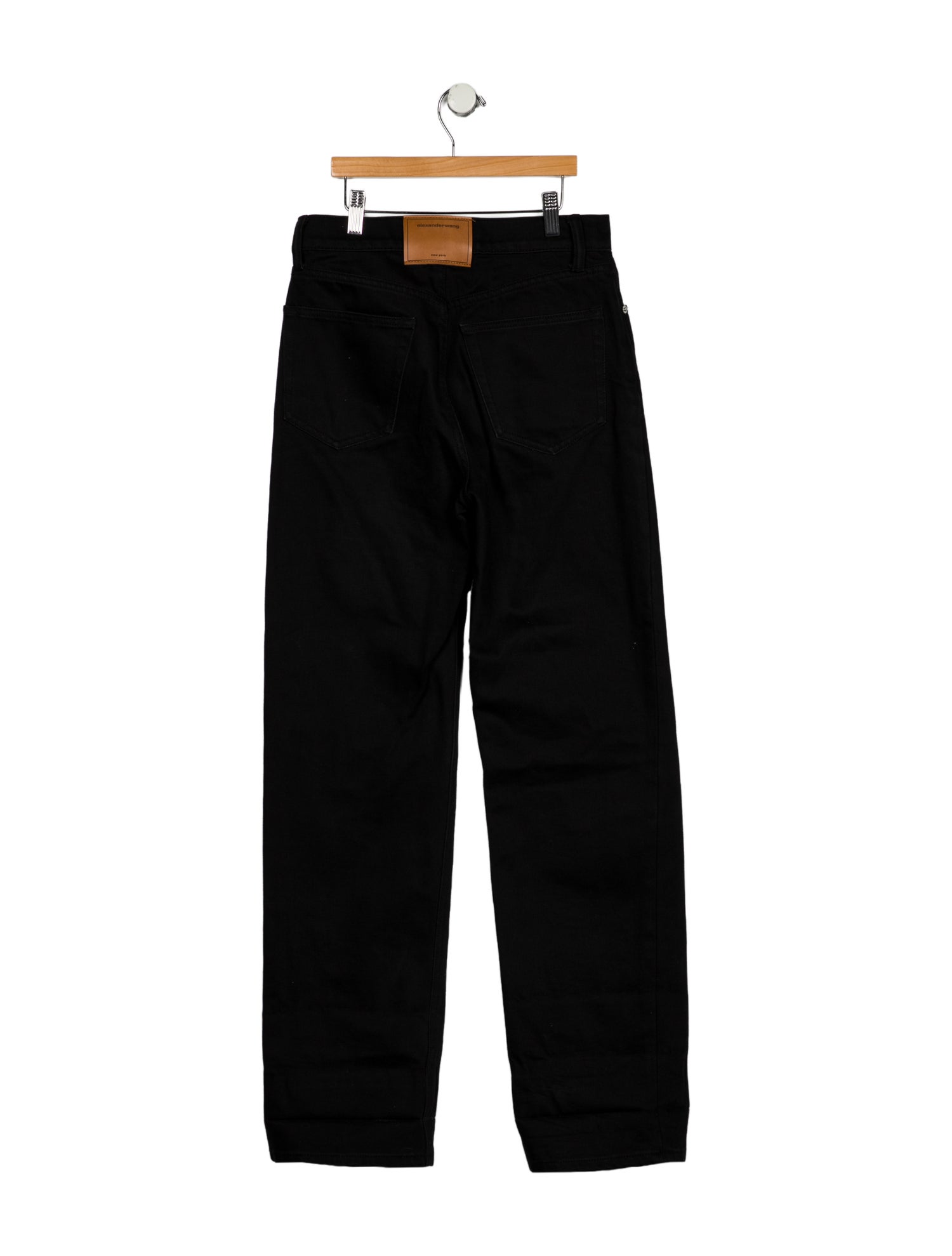 Alexander Wang High-Rise Straight Leg Jeans