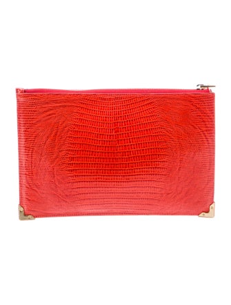 Alexander Wang Embossed Leather Clutch