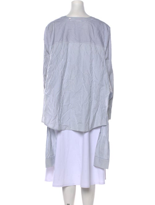 Alexander Wang Striped V-Neck Tunic