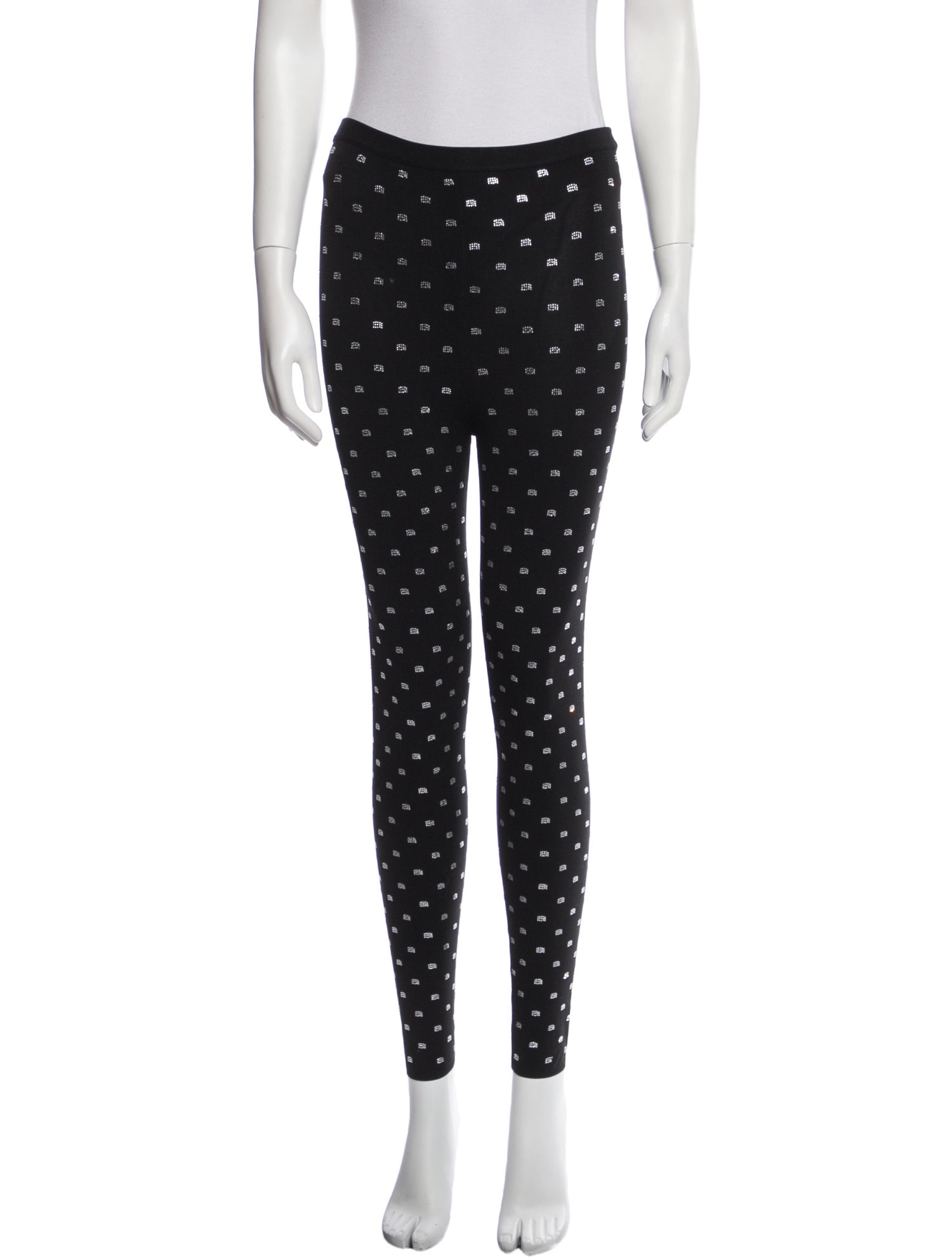 Alexander Wang Printed Skinny Leg Pants