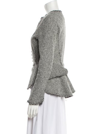 Alexander Wang Tweed Pattern Evening Jacket