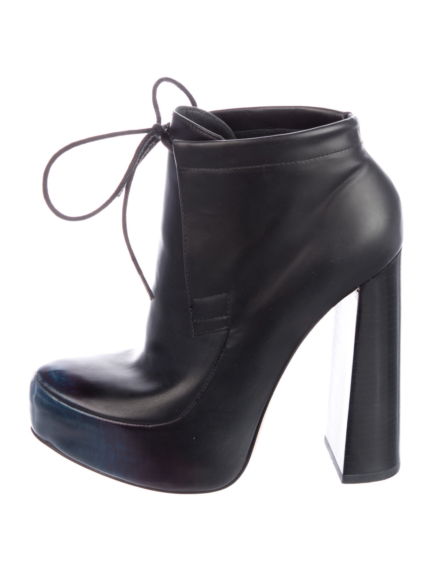 Alexander Wang Leather Lace-Up Boots