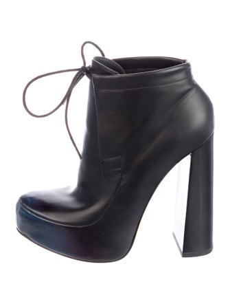 Alexander Wang Leather Lace-Up Boots