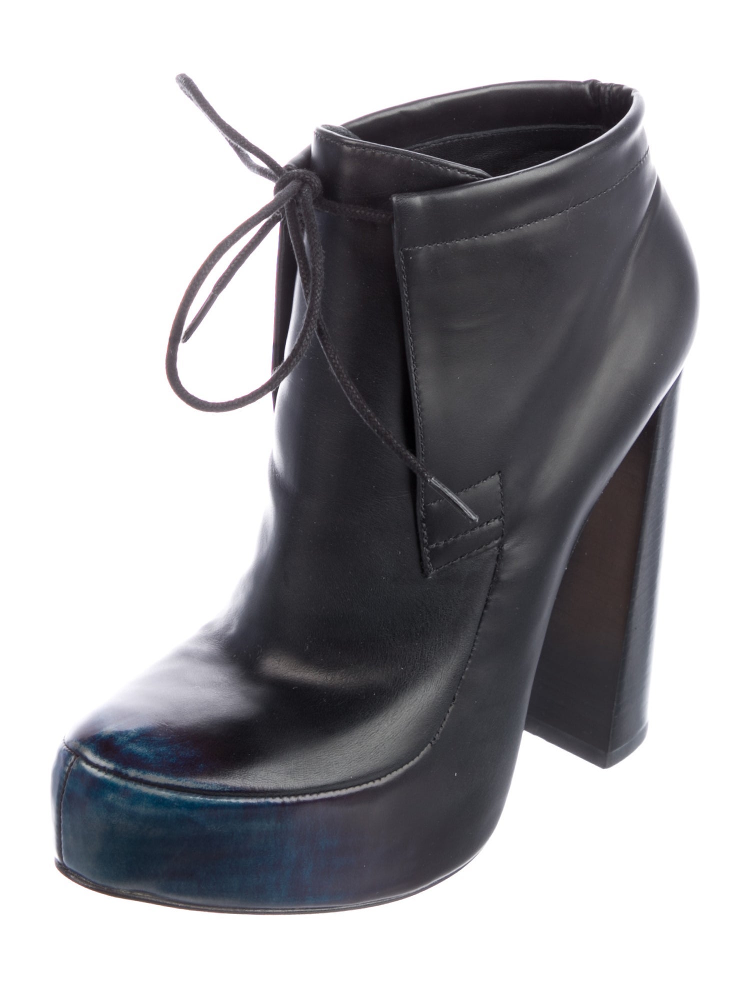 Alexander Wang Leather Lace-Up Boots