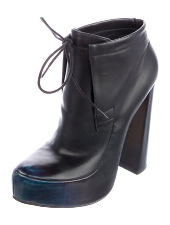 Alexander Wang Leather Lace-Up Boots