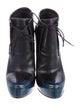 Alexander Wang Leather Lace-Up Boots