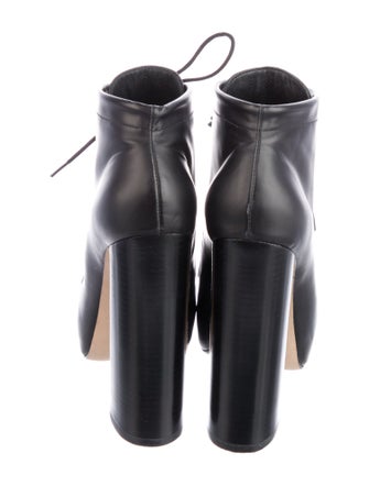 Alexander Wang Leather Lace-Up Boots