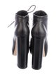 Alexander Wang Leather Lace-Up Boots