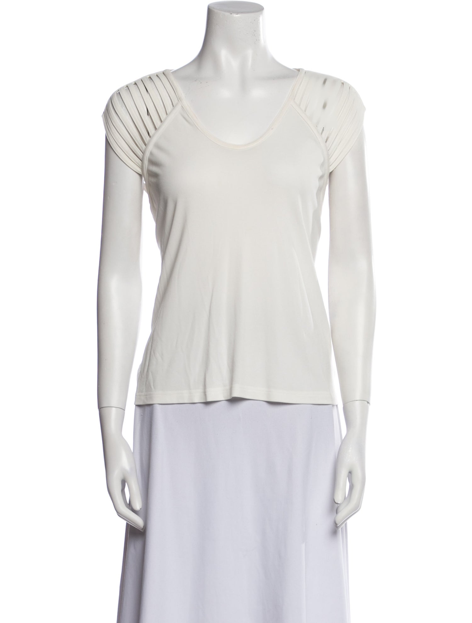 Alexander Wang Scoop Neck Short Sleeve T-Shirt