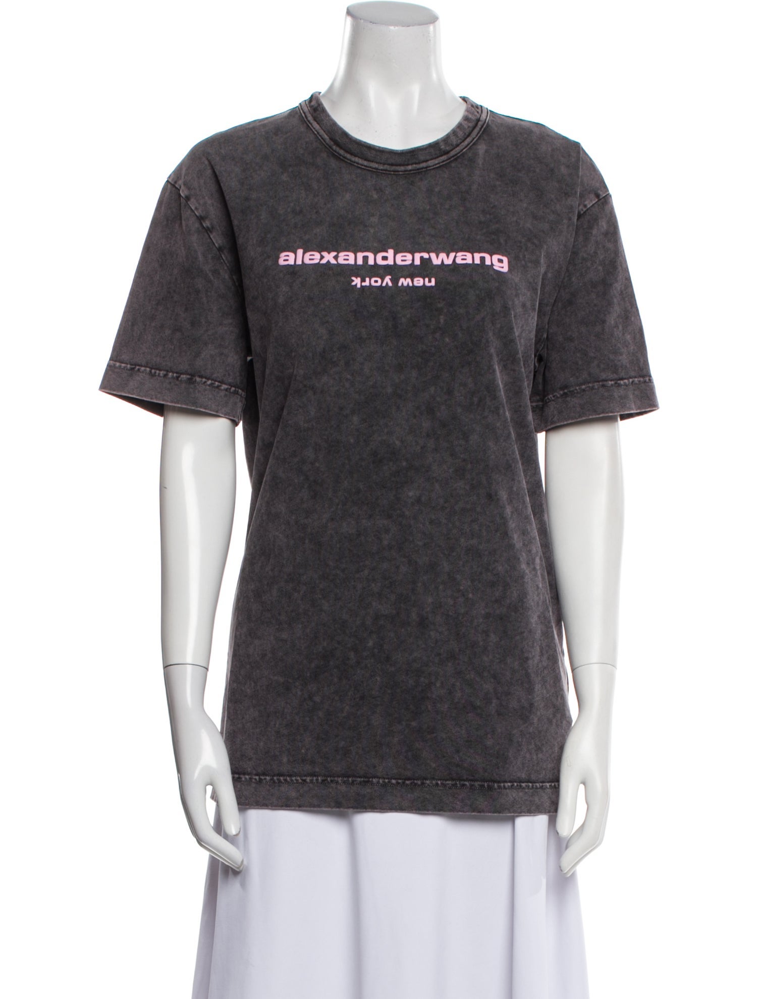 Alexander Wang Graphic Print Crew Neck T-Shirt