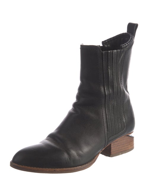 Alexander Wang Leather Combat Boots