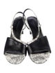 Alexander Wang Leather Printed Slingback Sandals
