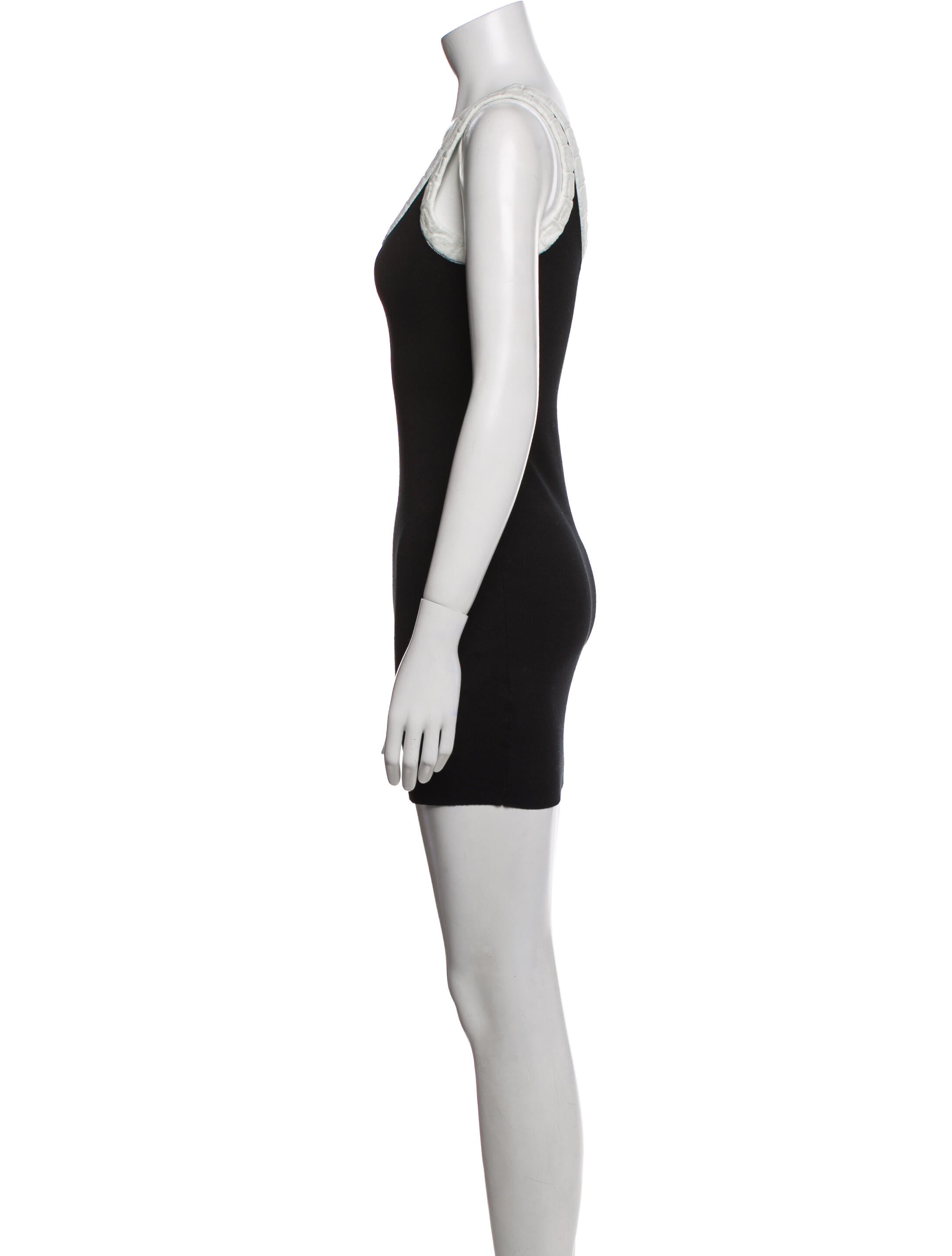 Alexander Wang Scoop Neck Mini Dress