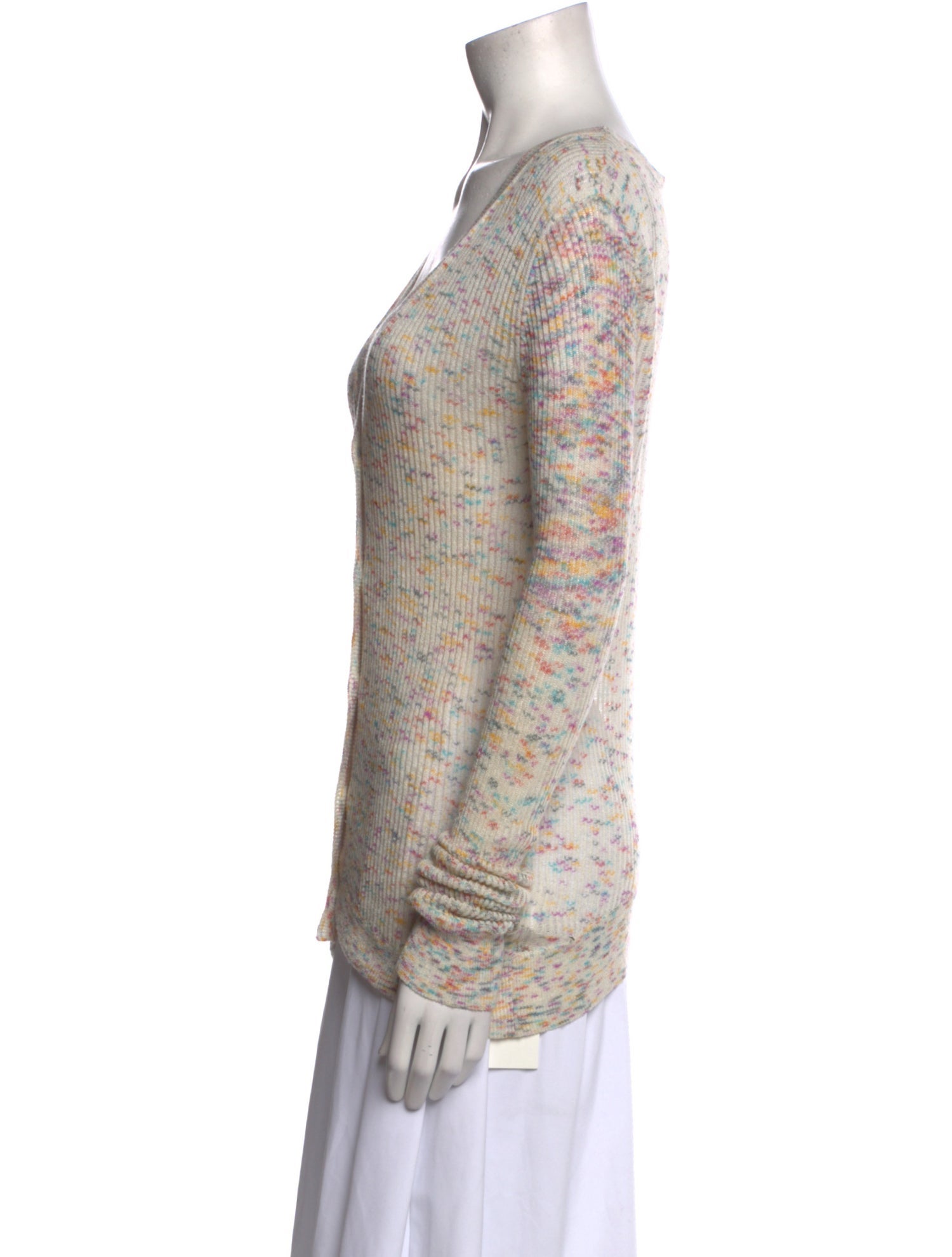 Alexander Wang Striped V-Neck Sweater