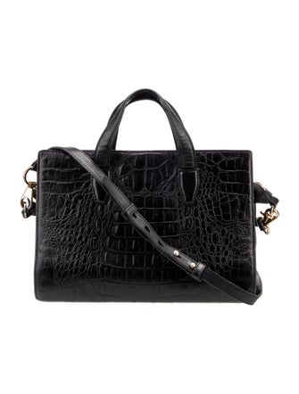 Alexander Wang Embossed Leather Top Handle Bag