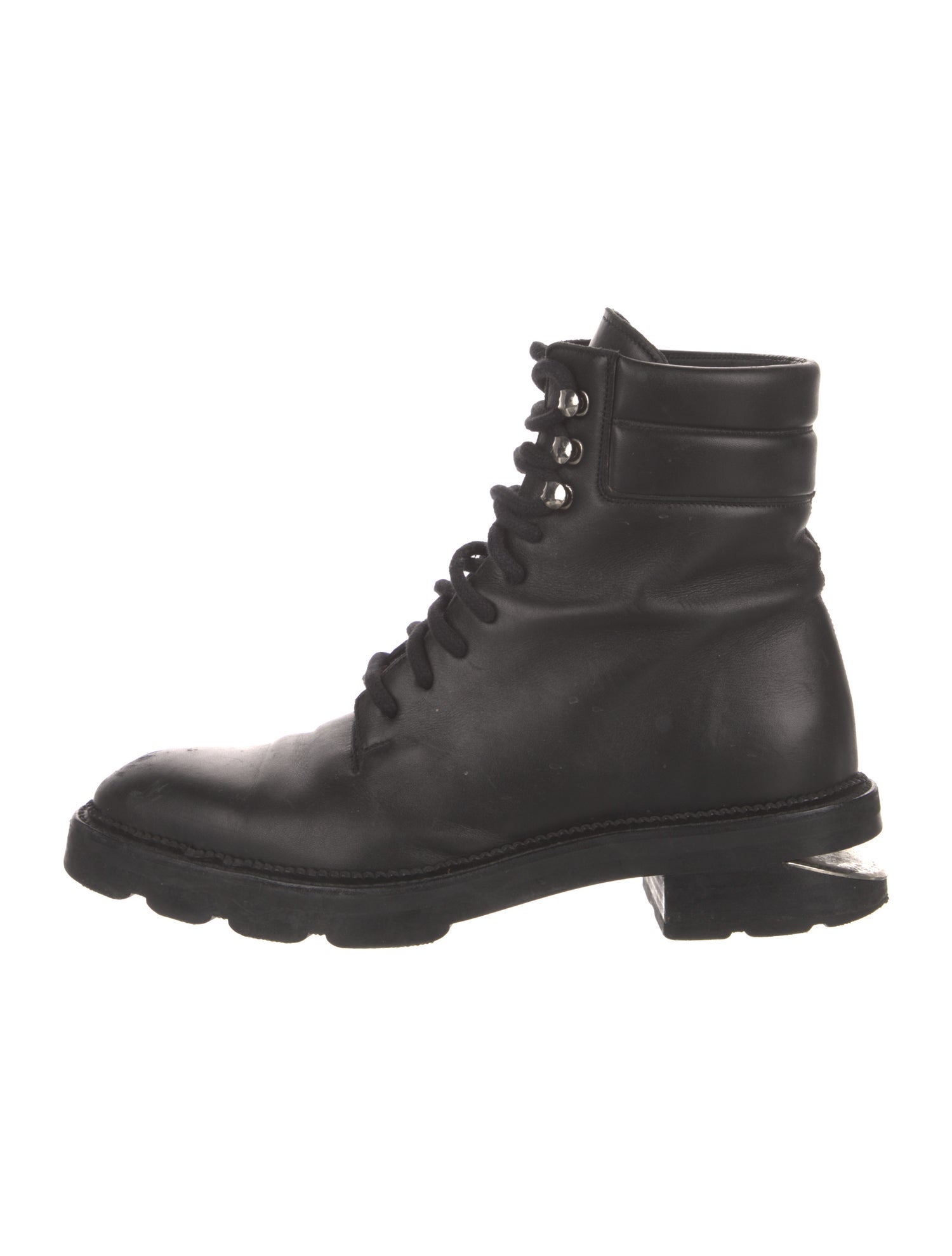Alexander Wang Leather Combat Boots