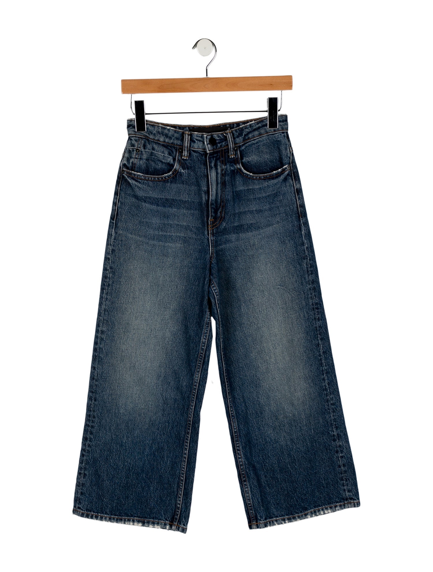 Alexander Wang High-Rise Wide Leg Jeans