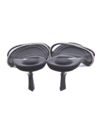 Alexander Wang Crystal Embellished Slides