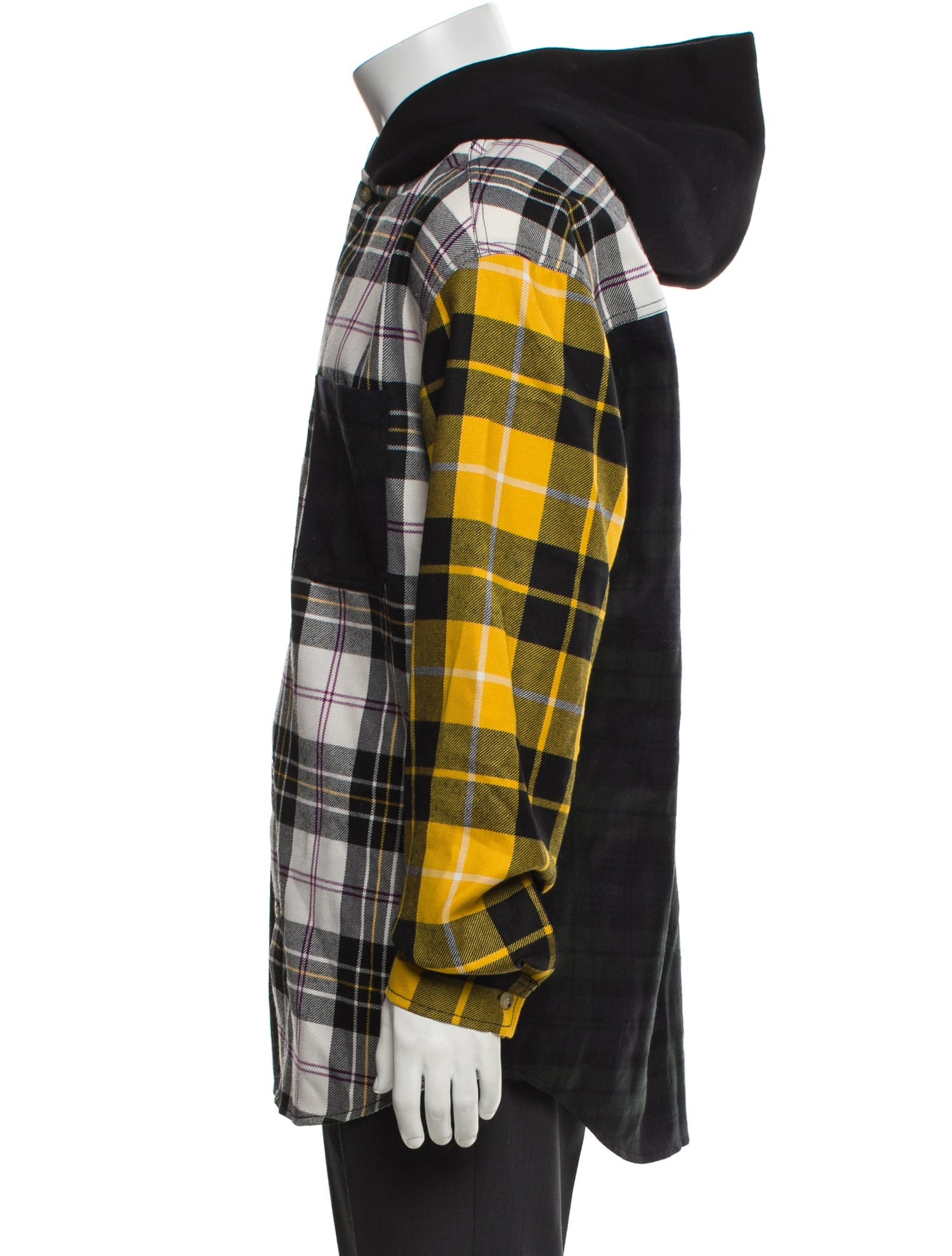 Alexander Wang Wool Plaid Print Shirt