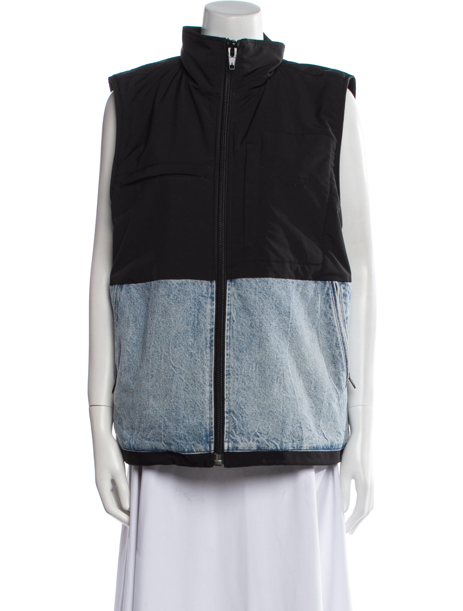 Alexander Wang Colorblock Pattern Vest
