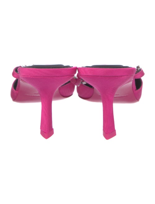 Alexander Wang Nylon Crystal Embellishments Mules w/ Tags