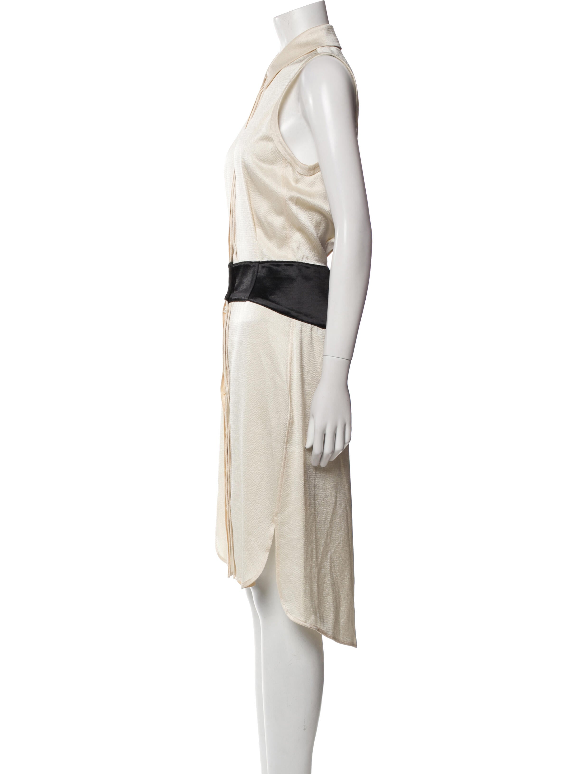 Alexander Wang Colorblock Pattern Long Dress