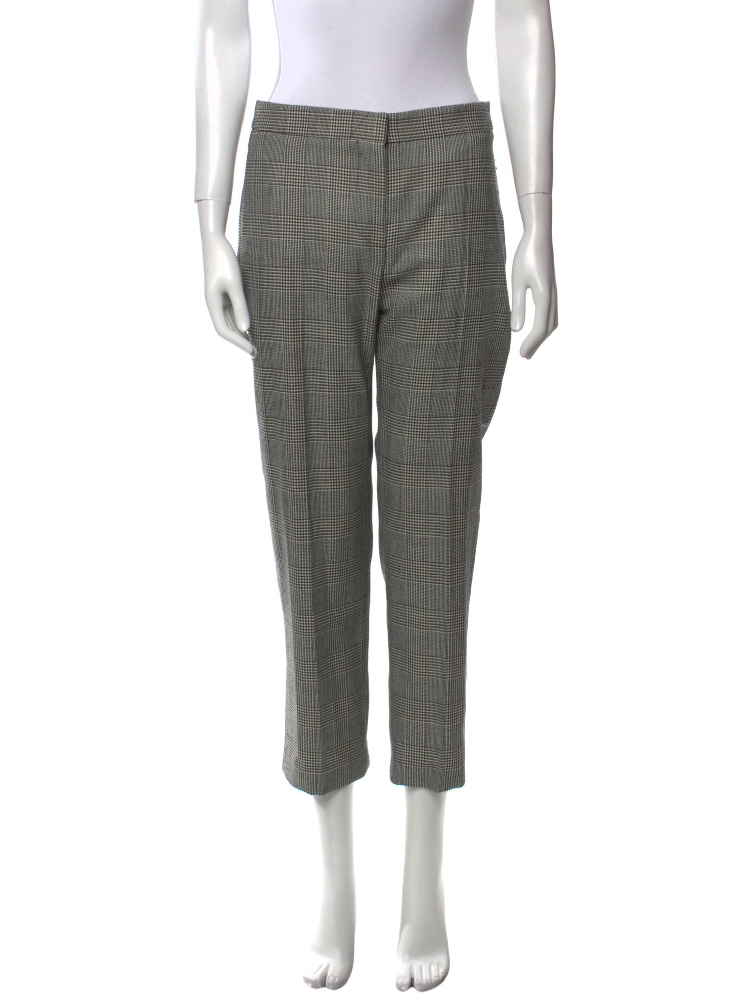 Alexander McQueen Wool Straight Leg Pants