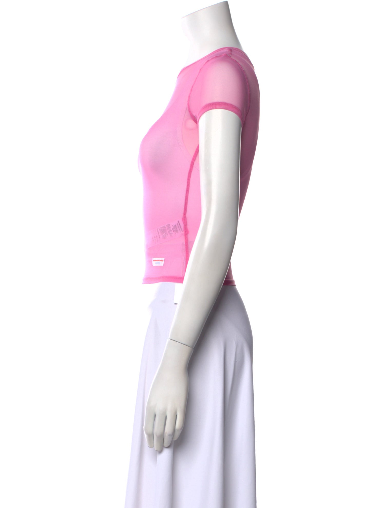 Alexander Wang Crew Neck Short Sleeve Crop Top w/ Tags