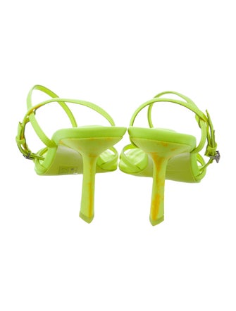 Alexander Wang Crystal Embellishments Slingback Sandals