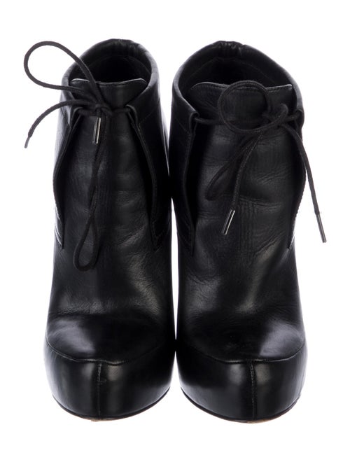 Alexander Wang Leather Lace-Up Boots