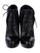 Alexander Wang Leather Lace-Up Boots