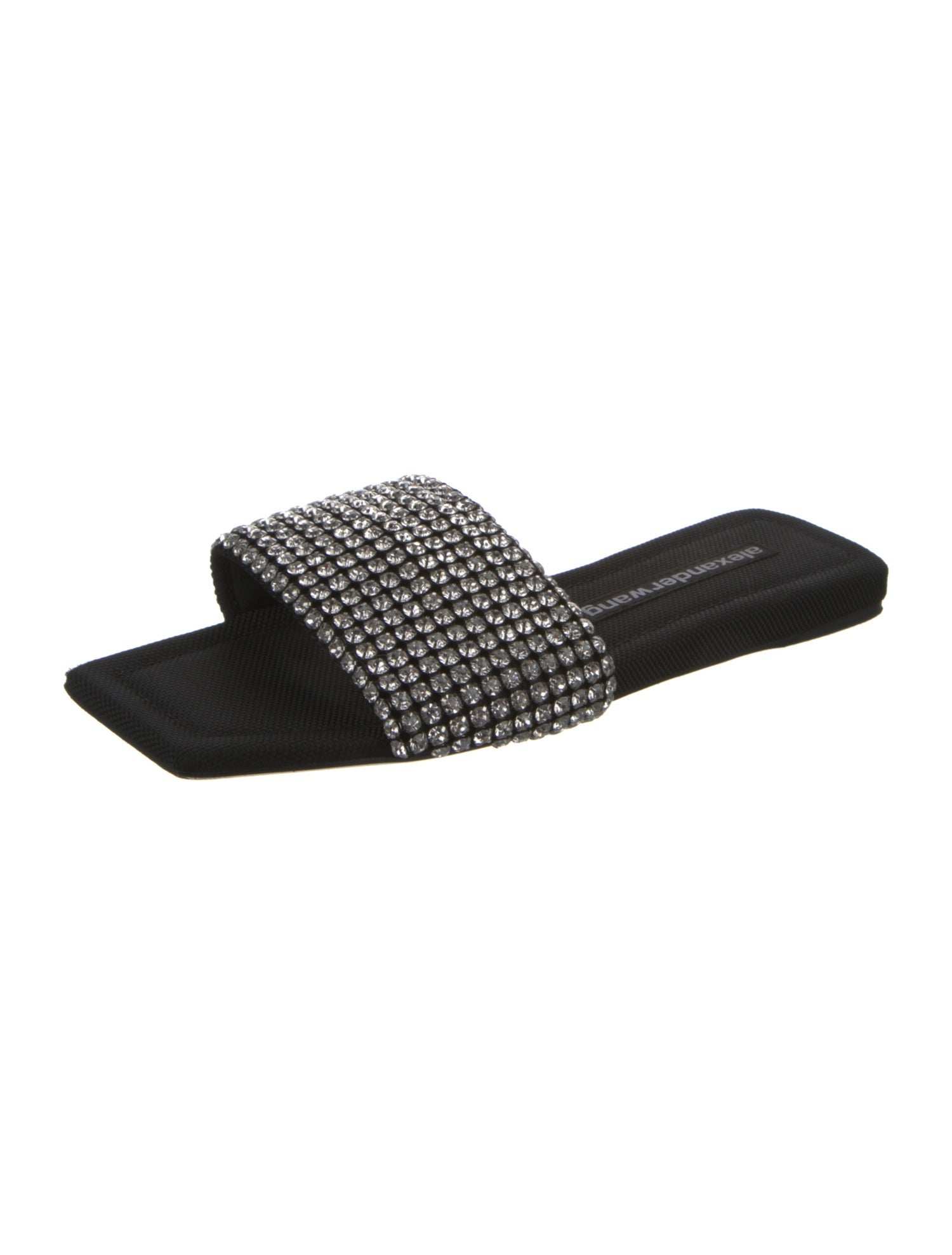 Alexander Wang Crystal Embellishments Slides