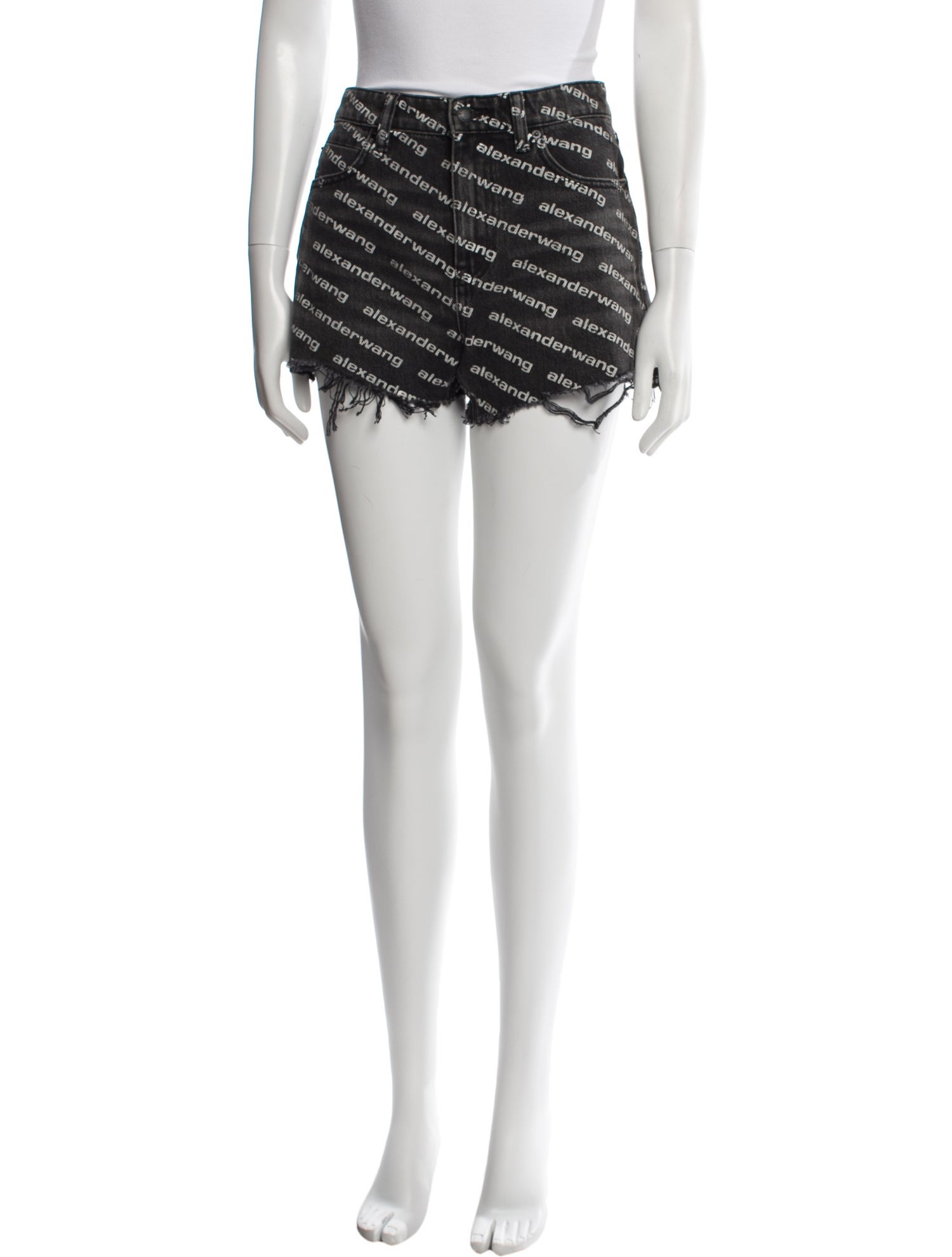 Alexander Wang Printed Mini Shorts w/ Tags