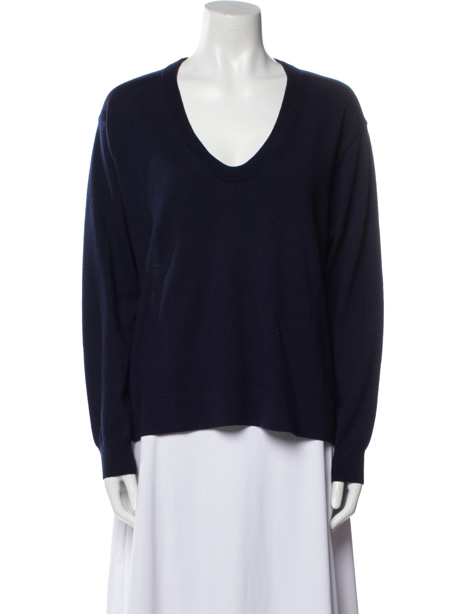 Alexander Wang Merino Wool V-Neck Sweater