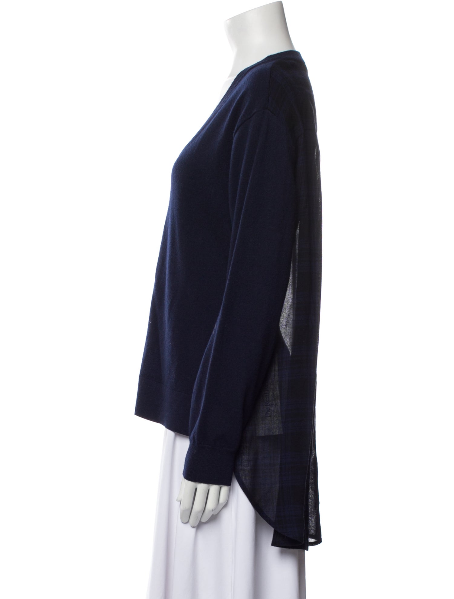 Alexander Wang Merino Wool V-Neck Sweater