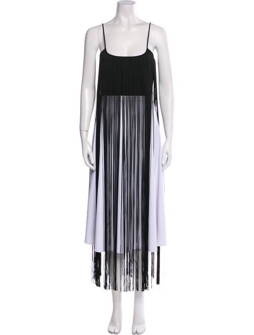 Alexander Wang Striped Square Neckline Tunic