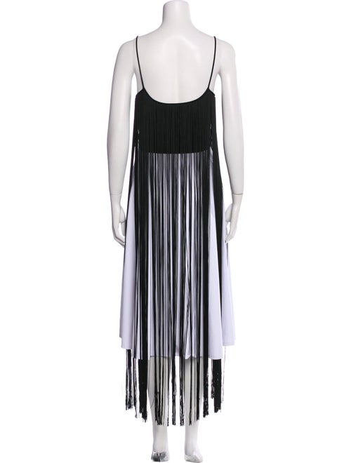 Alexander Wang Striped Square Neckline Tunic