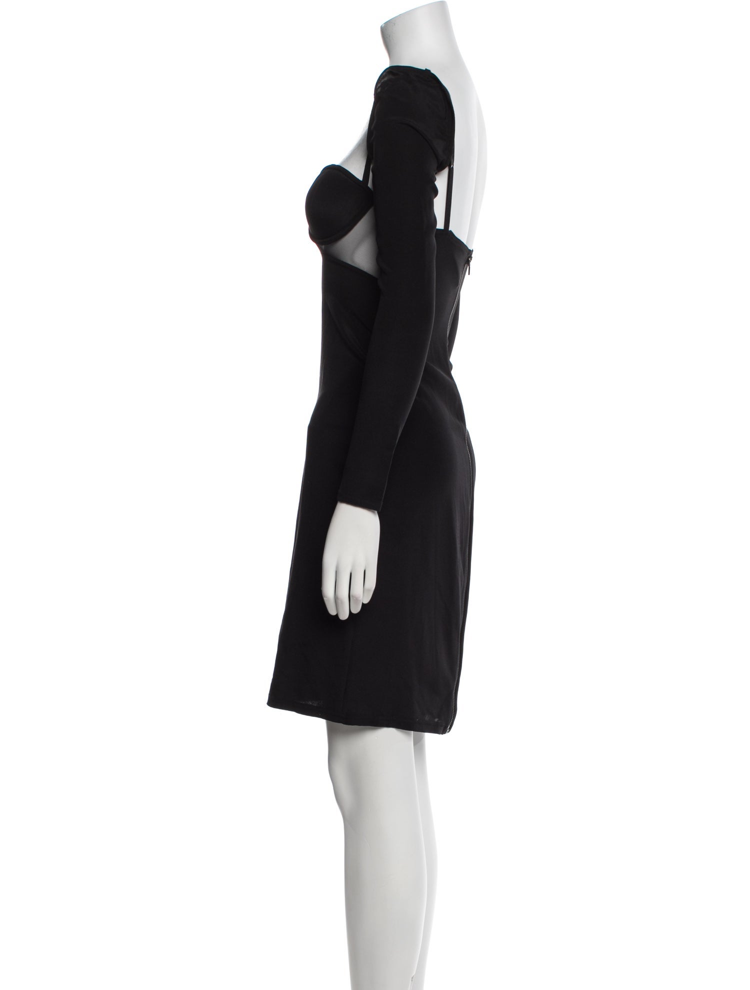 Alexander Wang Square Neckline Mini Dress