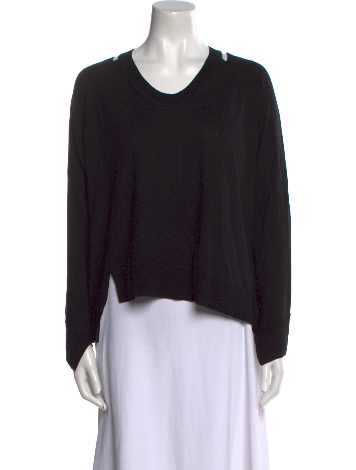 Alexander Wang Wool Scoop Neck Sweater