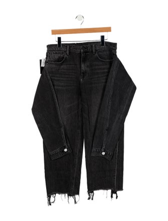 Alexander Wang High-Rise Wide Leg Jeans