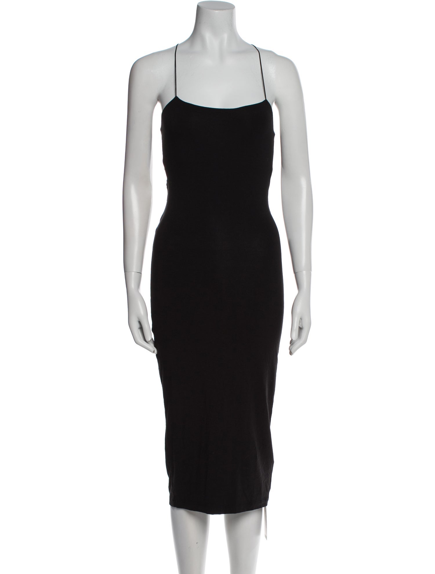 Alexander Wang Square Neckline Midi Length Dress