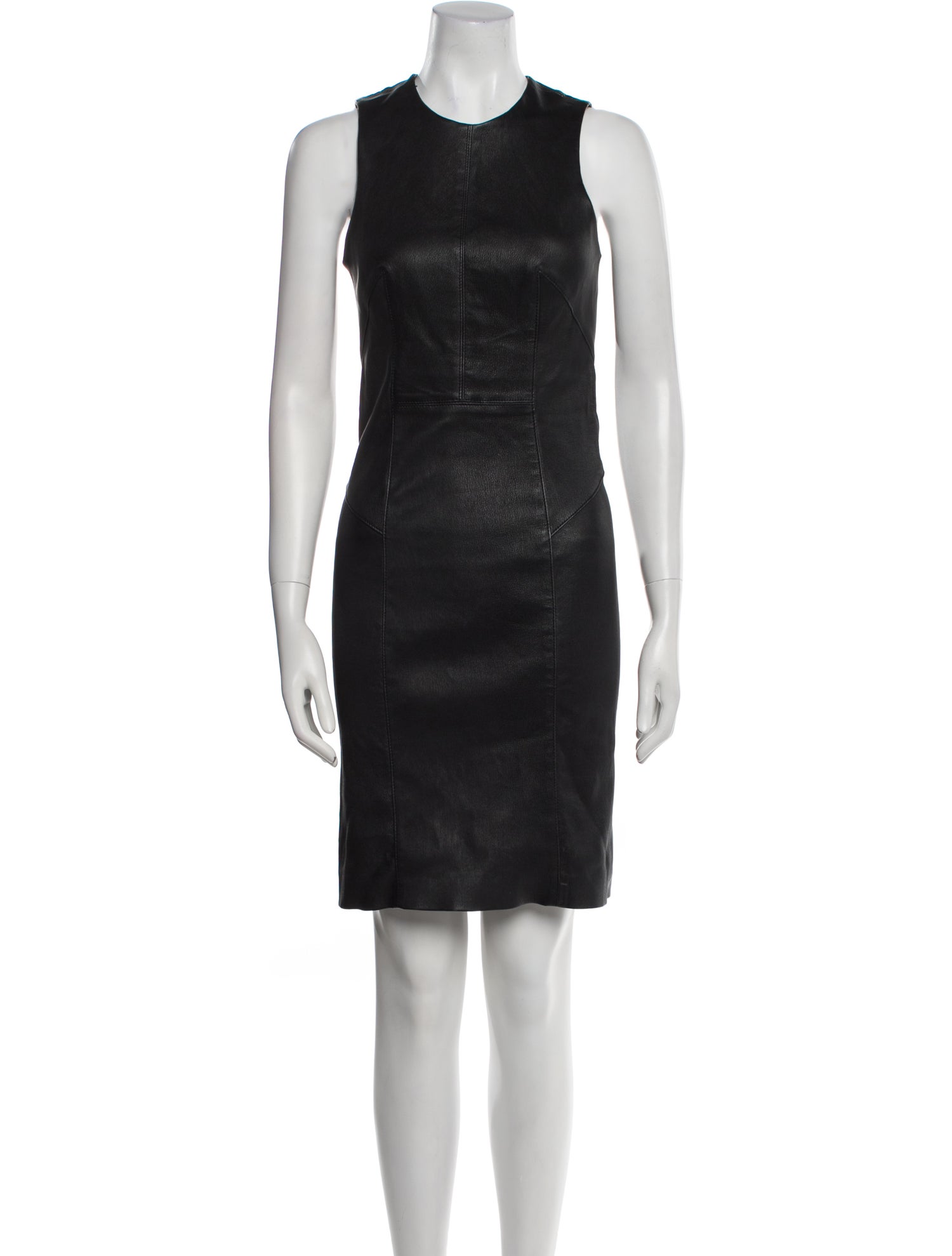 Alexander Wang Leather Knee-Length Dress