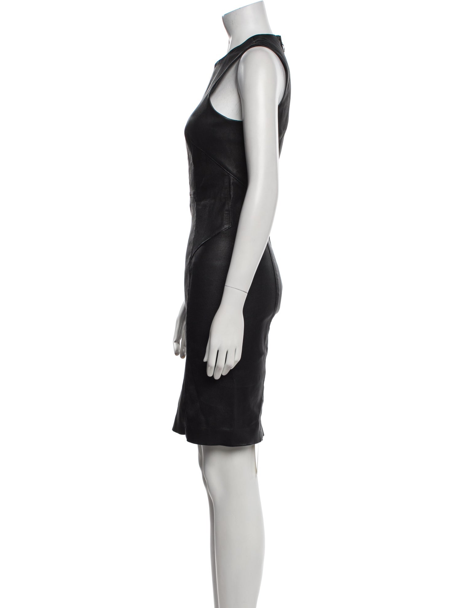 Alexander Wang Leather Knee-Length Dress